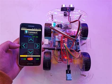 Arduino Robot Car Control using HC-05 Bluetooth - Hackster.io