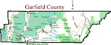 Geography - Garfield County Founded 1882