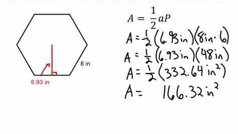 Area of a regular polygon 2 - YouTube