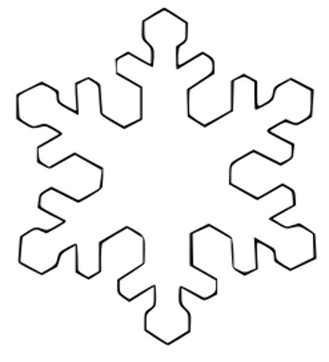 Download High Quality snowflake clipart black and white cut out ...