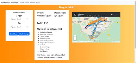 GitHub - akshay56789/metro-fare-calculator: Metro Fare Calculator is a project built using ...