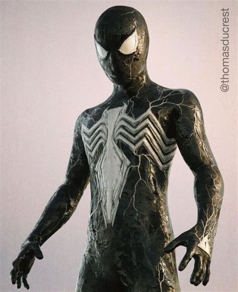 This is how Tom Holland's Spider-Man would look in the symbiote’s black ...