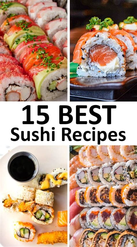 The 15 BEST Sushi Recipes (How to Make Sushi) - GypsyPlate