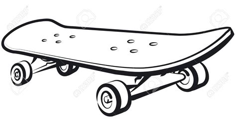 black and white skateboard clipart 10 free Cliparts | Download images on Clipground 2024