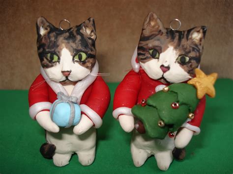 Everyweek Cat Craft Project: Week 44 - Christmas Cat Ornaments