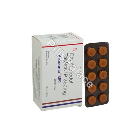 Buy Carisoprodol 350mg at Lowest Price | Reviews - Pillspalace