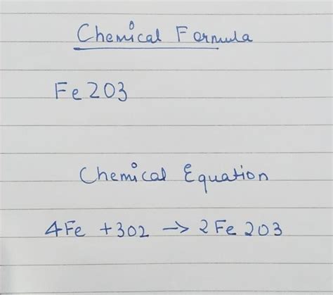 Peerless Molecular Formula Of Rust Write The Balanced Equation Photosynthesis