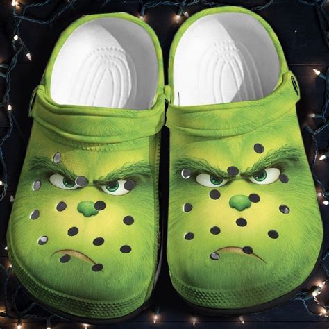 The Grinch Crocs Clog Shoes Crocs For Mens And Womens in 2022 | Clogs ...