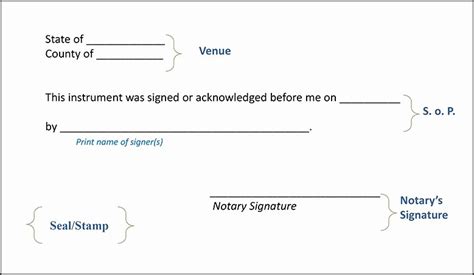 Notary Signature Example