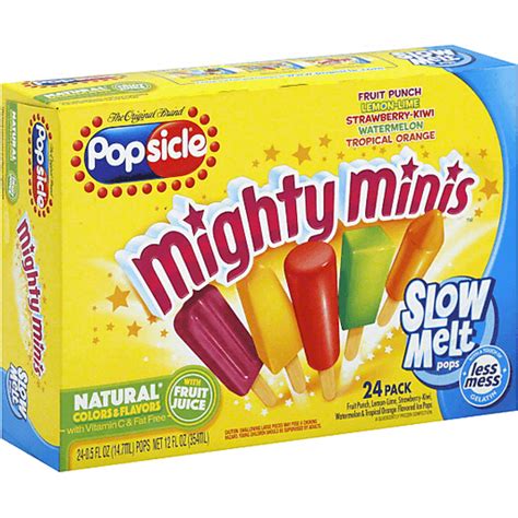 Popsicle Mighty Minis 20 ct. Box | Ice Cream, Treats & Toppings ...