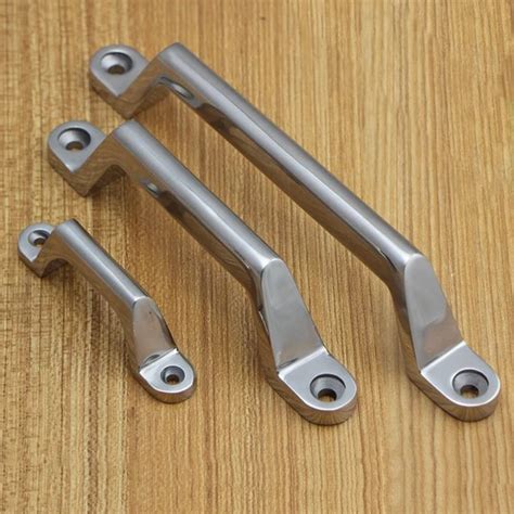 solid Stainless steel bow door handle industrial cabinet heavy equipment knob chassis cabinet ...