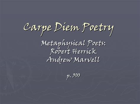 Carpe Diem Poetry