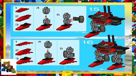 LEGO instructions - Creator - Designer Set - 4097 - Mini Robots - YouTube