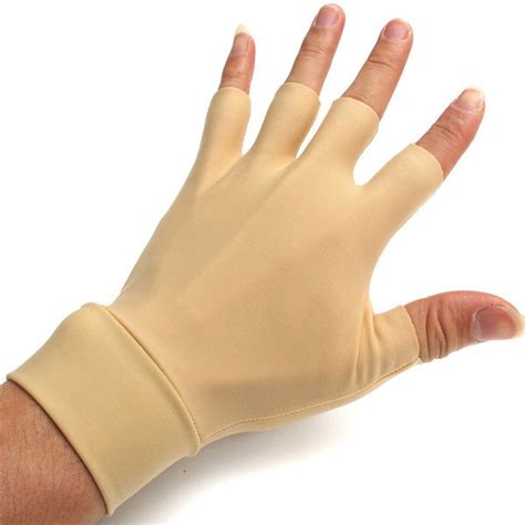 Antiedematic gloves for arthritis hands fingers wrist washable elastic fingerless relieve pain ...