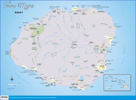 Na Pali Coast Hike Map - ToursMaps.com