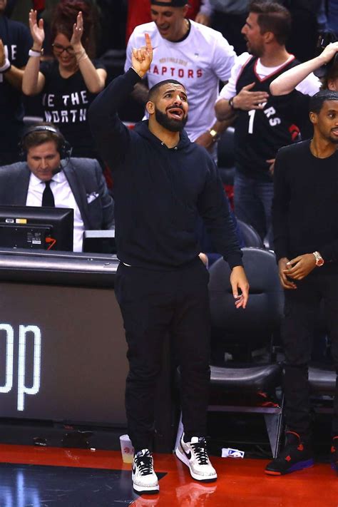 At NBA Finals Game 2, Drake finds a new target for his Warriors ...