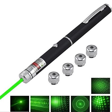 Green Laser Light Multi - New Green Ray Laser Pointer Pen Visible Beam With Star Head Caps at Rs ...
