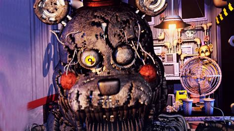 NIGHTMARE LEFTY IS ABSOLUTELY HORRIFYING IN THIS BRAND NEW FNAF GAME | FNAF Post Shift Custom ...