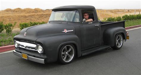 1956 Ford F100 Rat Rod Black