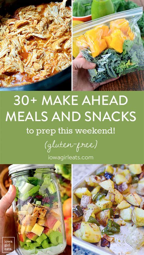 30+ Make-Ahead Meals and Snacks - Iowa Girl Eats