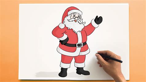 Steps To Draw Santa Claus