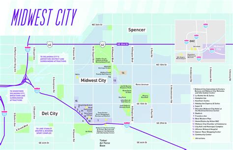 MAP - Midwest City Convention and Visitors Bureau