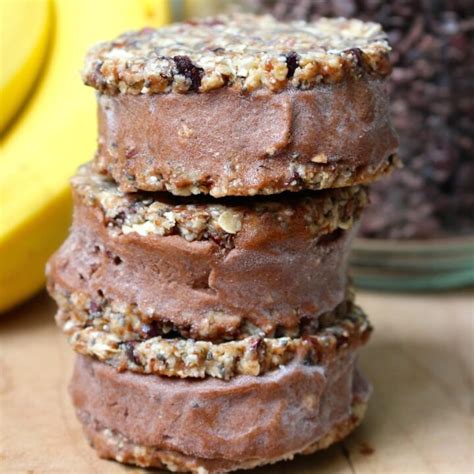 Vegan Banana Ice Cream Sandwiches