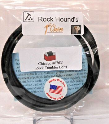 Chicago Rock Tumbler #46376-OVGA #67631 Replacement Belts(3)pack | eBay