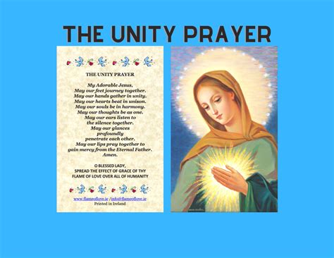 The UNITY PRAYER – Flame of Love IRELAND