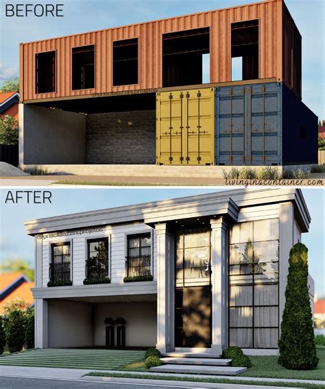 Shipping Container House Model With 3 Bedrooms - Living in a Container