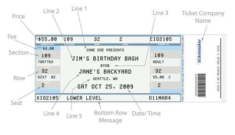 http://faketicketgenerator.com/ | Ticket template, Concert ticket template, Fake ticket generator