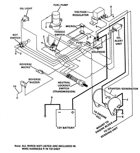 1985 Club Car 36 Volt Wiring Diagram