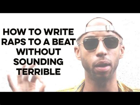 The BEST Time To WRITE YOUR RAPS To The Beat: How To Rap For Beginners - YouTube