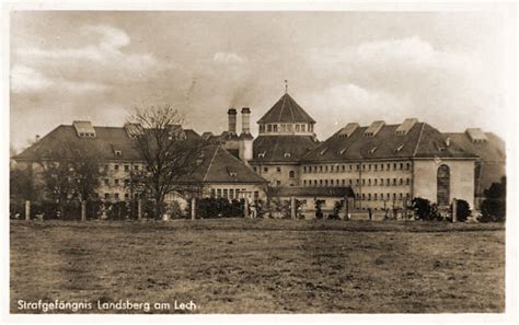 Vintage postcard of Landsberg Prison - Frank Falla Archive