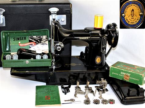 1951 Singer Centennial 221 Featherweight Sewing Machine, Cleaned and Serviced