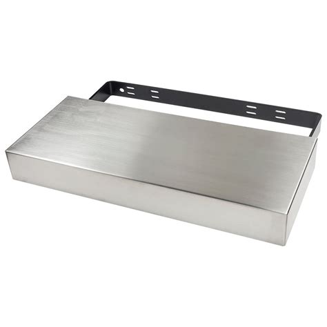 Federal Brace 36 in. x 10 in. x 3 in. Stainless Steel Floating Shelf ...