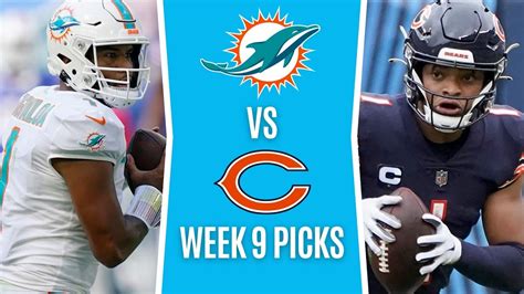 Miami Dolphins vs Chicago Bears 11/6/22 NFL Picks and Predictions NFL ...