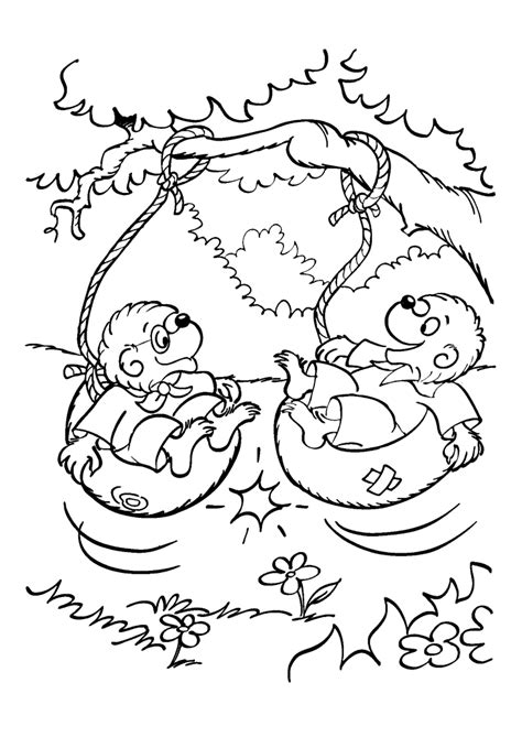 Berenstain Bears Halloween Coloring Pages - Coloring Home