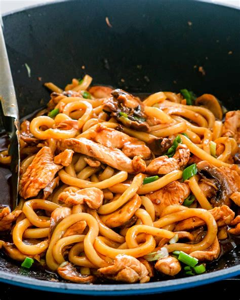 Hoisin Chicken Udon Noodles - Jo Cooks