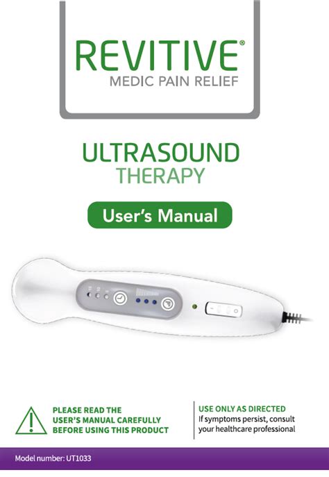 Revitive Ultrasound User Manual – Revitive Australia