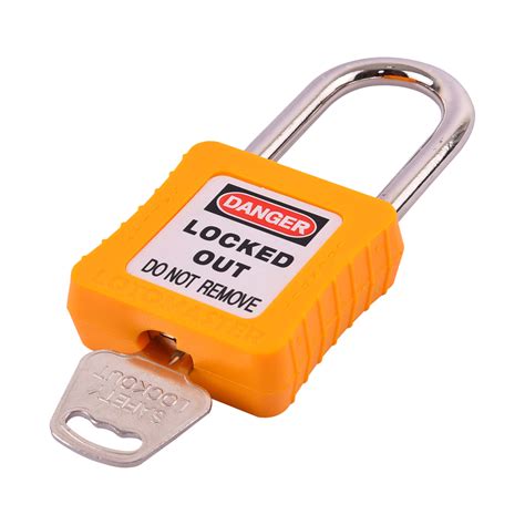 Safety Lockout Padlock 38mm Keyed Different Red - Loto Master Europe