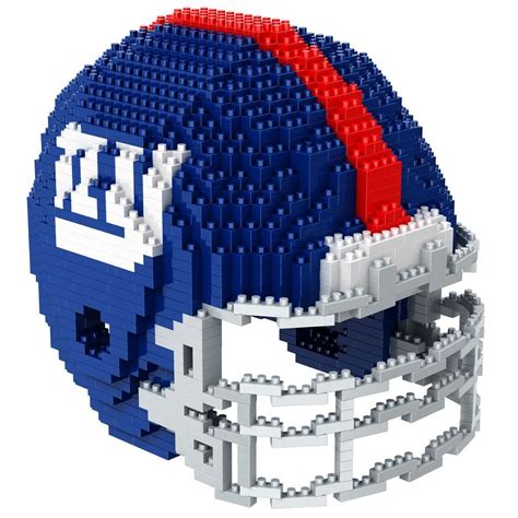 New York Giants NFL 3D BRXLZ Puzzle Helmet Set