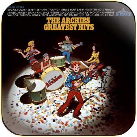 The Archies Greatest Hits Album Cover Sticker Album Cover Sticker