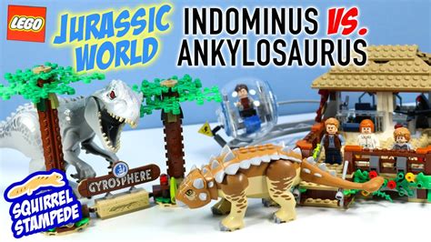 LEGO Jurassic World Indominus Rex vs. Ankylosaurus Speed Build Review 2020 - YouTube