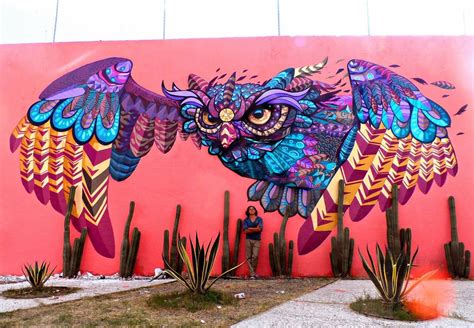 Farid Rueda with his work in Mexico, 2/15 (LP) | Street art, Murals ...