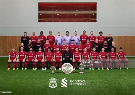 The Liverpool FC First Team Squad pose for their official squad photo ...