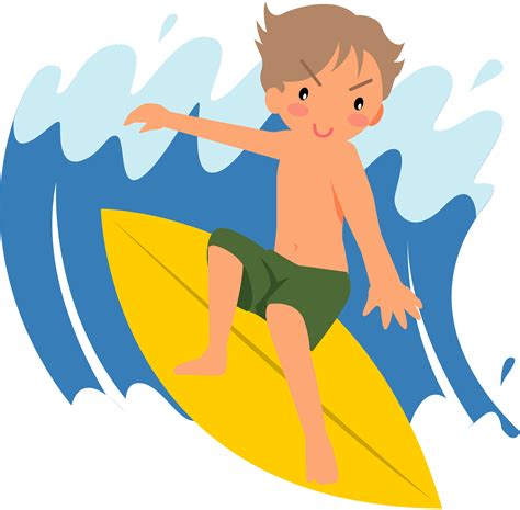 Surfing Clipart