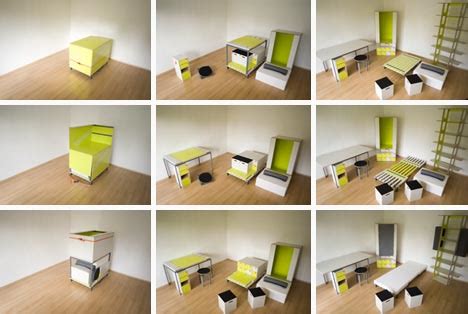 Room in a Box: Transforming Fold-Out Furniture Design | Designs & Ideas ...