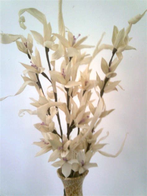 candycraft: Corn husk flowers