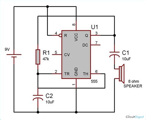 Ticking Sound using IC 555